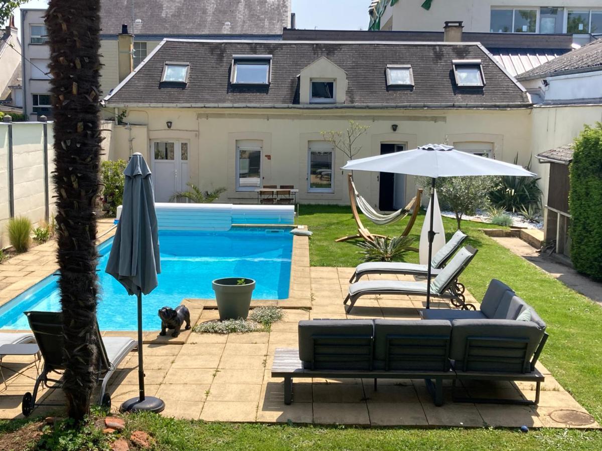 La Paisible - Maison 6 Pers Piscine - Le Mans Centre Exteriér fotografie